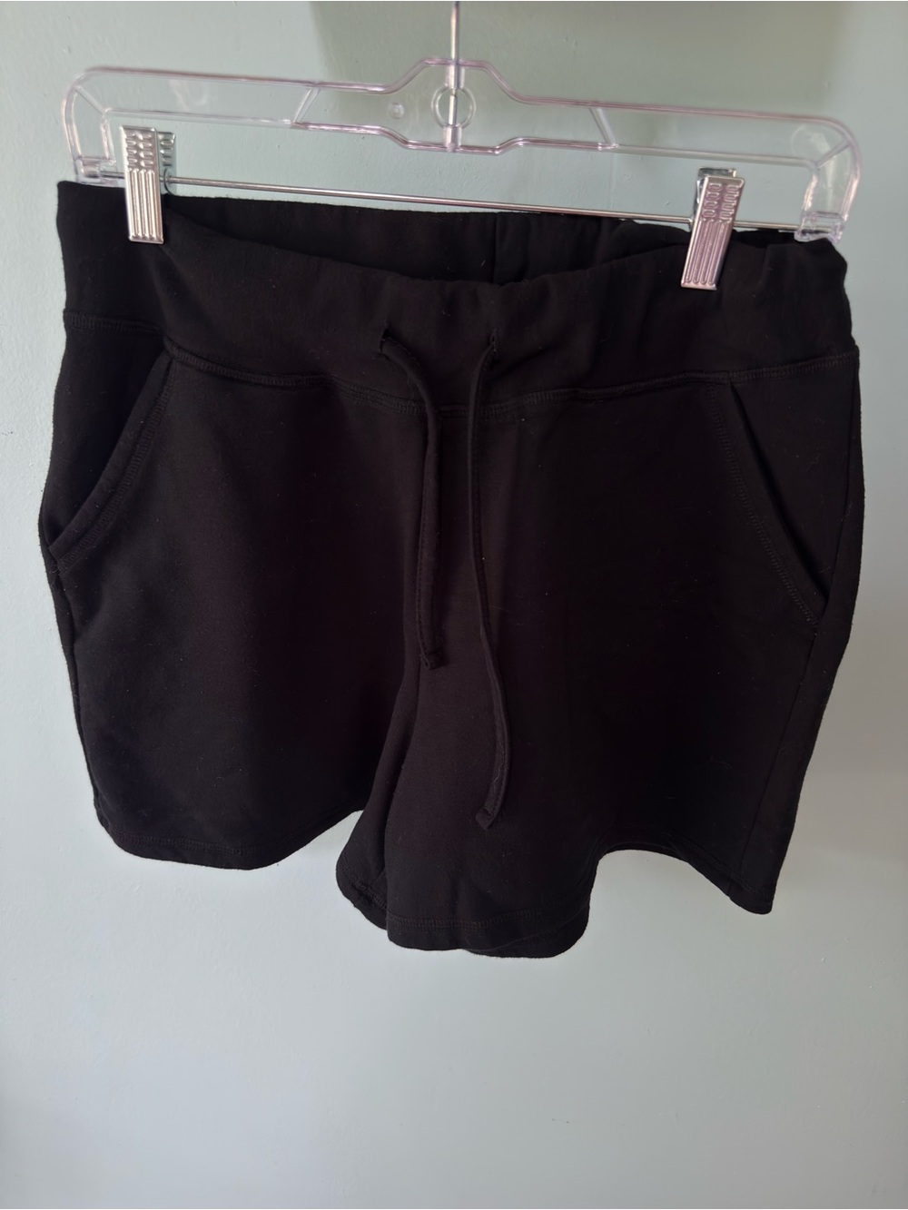 Serra Black Athletic Drawstring Shorts Size Medium
